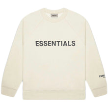 Load image into Gallery viewer, FEAR OF GOD ESSENTIALS 3D Silicon Applique Crewneck Buttercream
