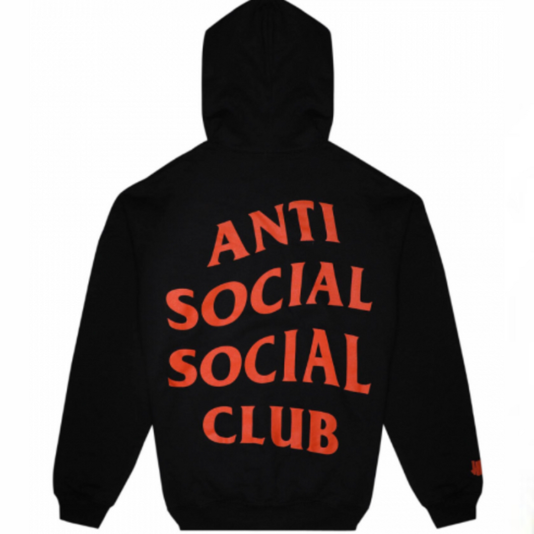 Anti social social club x undefeated black