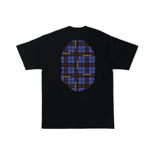 Load image into Gallery viewer, Bape check tee black blue
