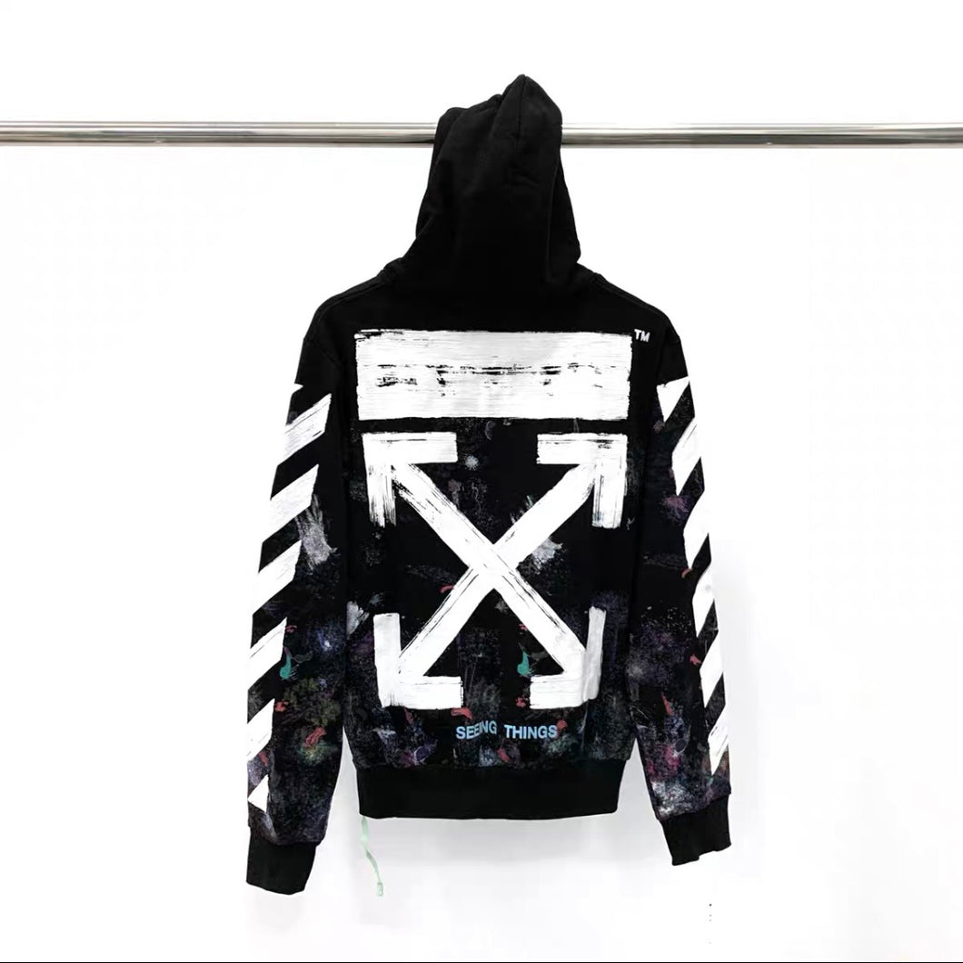 Off-white galaxy hoodie