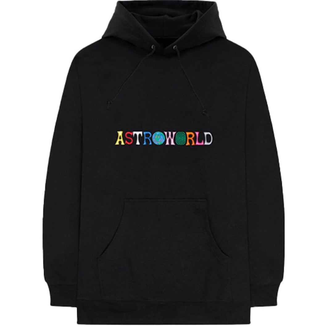 Travis scott astroworld logo hoodie black