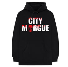 Load image into Gallery viewer, Vlone x City Morgue Dogs Hoodie Black
