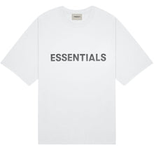 Load image into Gallery viewer, FEAR OF GOD ESSENTIALS 3D Silicon Applique Boxy T-Shirt White
