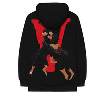 Load image into Gallery viewer, Vlone x City Morgue Dogs Hoodie Black
