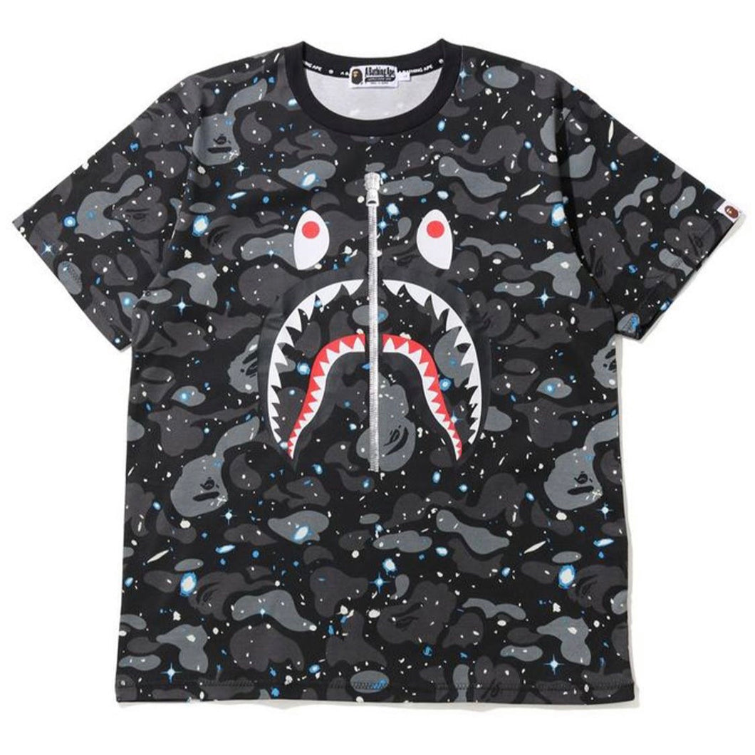 Bape Space camo shark black
