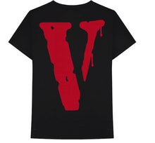 Load image into Gallery viewer, Vlone x City Morgue Drip Tee Black
