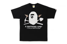 Load image into Gallery viewer, Bape gold rush foil tee black

