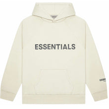 Load image into Gallery viewer, FEAR OF GOD ESSENTIALS 3D Silicon Applique Pullover Hoodie Buttercream
